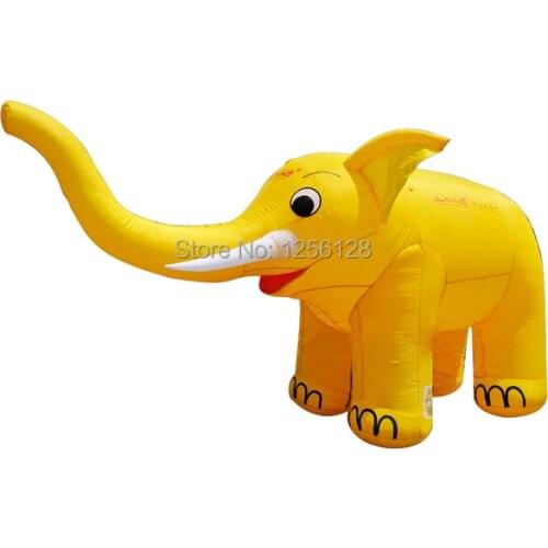 Customized Inflatable elephant 3.5 m Long,Yellow,White, Grey Color is OK
