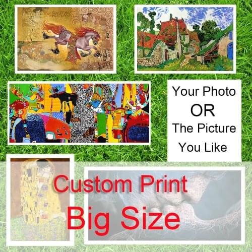 Custom Canvas Print Wall Art Posters And Prints Family Photo Anime Movie Pet Wedding Landscape Anniversary Slogan Pictures