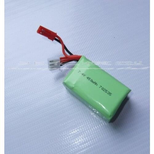 Popular science competition model accessories hawk hawk 2 three channel 2.4G remote control glider 450MAH7.4V model battery