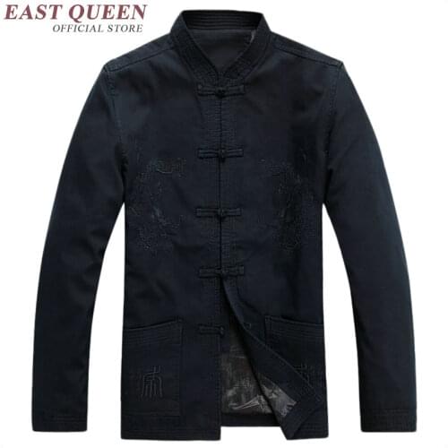 Chinese dragon printed cotton fabric Chinese style men shirt Chinese traditional men clothing dragon bomber jacket AA1572z