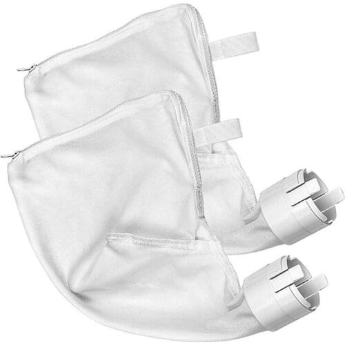 2pcs All Purpose Polaris Bags Pool Cleaner Suction Machine Zipper Bag Replacement For Pool Cleaner All Purpose
