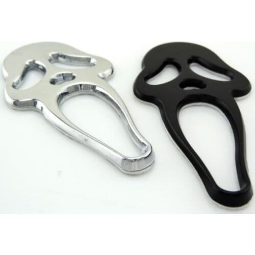 3D Auto Stickers Metal Skull Skeleton Badge Emblem Decal Motorcycle Modified Car Accessories