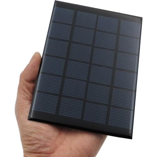 6V 333mA 2Watt 2W Solar Panel Standard Epoxy Polycrystalline Silicon DIY Battery Power Charge Module Mini Solar Cell toy