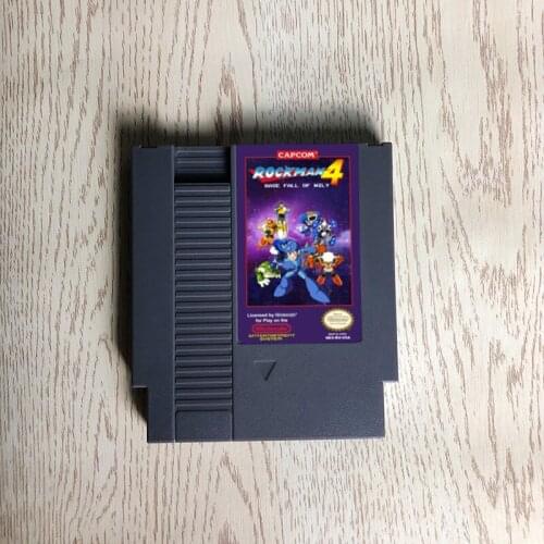 Rockman 4 Rase Fall of Wily - 72 pins 8bit game cartridge
