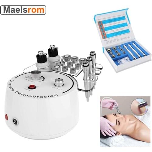 3 In 1 Diamond Microdermabrasion Dermabrasion Machine Water Spray Exfoliation Beauty Machine Anti-Wrinkle Facial Peeling Device