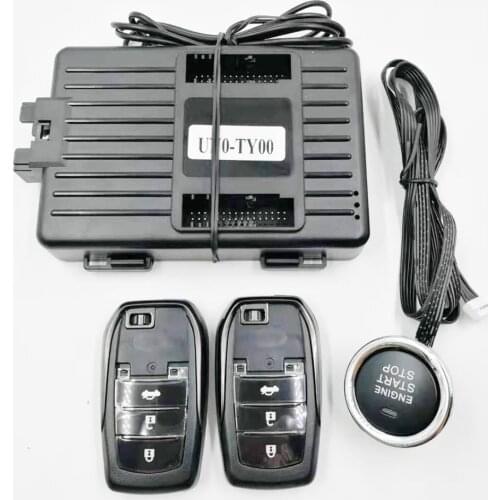 For Toyota Highlander Car add Push button Start/ Stop System and remote key star stop control system