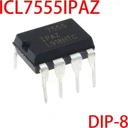 10pcs ICM7555IPAZ DIP-8 ICM7555 DIP 7555 ICM7555IPA DIP8