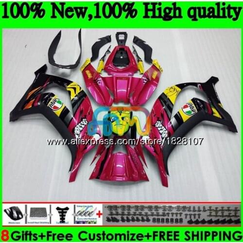 Injection For KAWASAKI ZX-10R Shark pink 1000CC ZX1000 ZX 10 R 26BS.66 ZX 10R 1000 ZX10R 16 17 18 2016 2017 2018 OEM Fairings