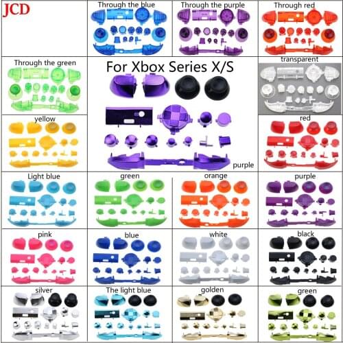 JCD 1 Set Bumpers Triggers Replacement D-Pad LB RB LT RT Buttons Kit For Xbox Series X/S Controller