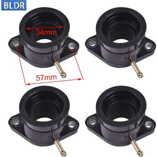 400CC Carburetor Air Inlet Intake Manifold Pipe Interface Hose Adapter Connector Joint Glue Boot Carb For YAMAHA XJR400 XJR 400