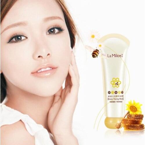 Honey Mask Tearing Peeling Mask Oil Control Blackheads Acne Removal Dead Skin Cleansing Pore Shrinking Face Mask TSLM2