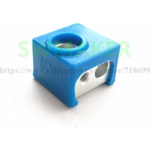 SWMAKER MK10 Silicone Socks with block instead ceramic insulation for Wanhao i3 Flashforge SILICONE HEATER BLOCK COVER