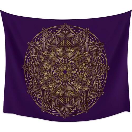 Mandala Pattern Wall Tapestry Cover Beach Towel Picnic Yoga Mat Home Decoration