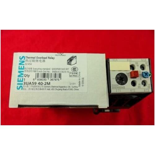 New SIEMENS Thermal Overload Relay 3UA5940-2M 3UA59 40-2M 32-45A