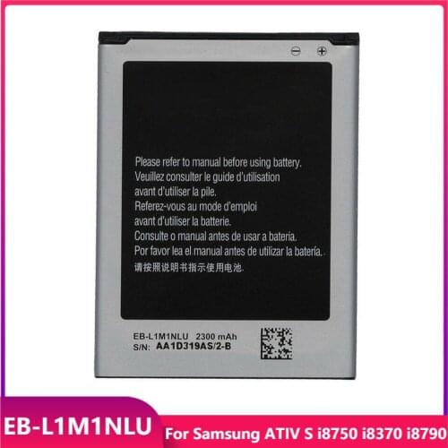 Original Phone Battery EB-L1M1NLU For Samsung ATIV S i8750 i8370 i8790 Replacement Rechargable Batteries 2300mAh