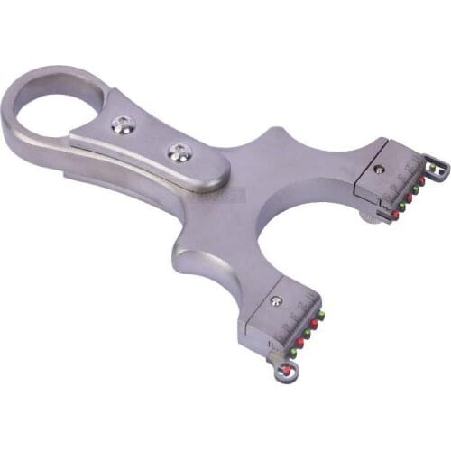 High Power Stainless steel Slingshot Catapult Outdoor Special For Hunting Slingshot With Rubber Band Catapult Shooting Fast Bow
