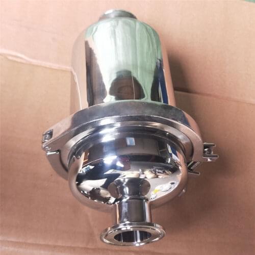 Sanitary Inline Strainer Filter Tri Clamp SS304 Stainless Steel Homebrew Beer Short Type Ferrule OD 50.5/64mm