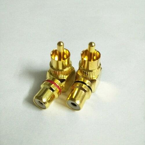 High Quality RCA Adaptor Male to Female Connector Joint 90 Degrees Right Angle Freeshipping