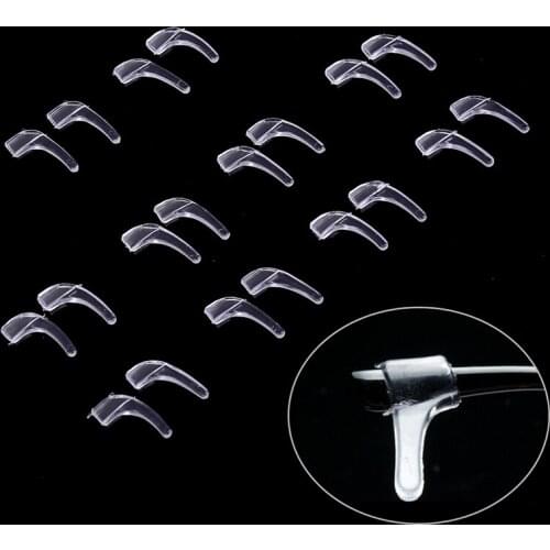 20pcs=10pairs Anti Slip Holder Ear Grip Hooks For Eyeglasses Silicone Glasses Ear Hooks Tip Eyeglasses Grip Eyewear Accessories