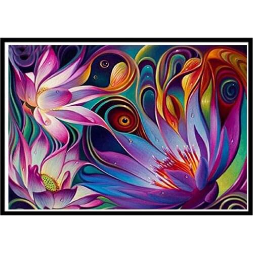 5D diamond painting red color flower diamond painting DIY diamond mosaic home decoration handmade pattern new year gift