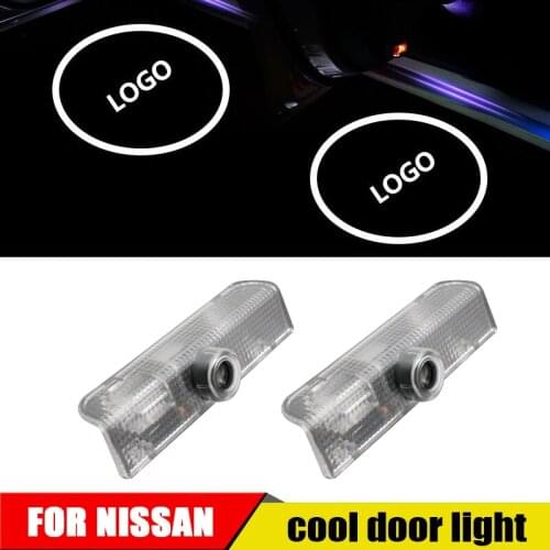 For Nissan Teana j32 j31 Murano Patrol LED Car Door Projector Light Luces Para Auto Welcome Interior Laser Logo Lights Carro Luz
