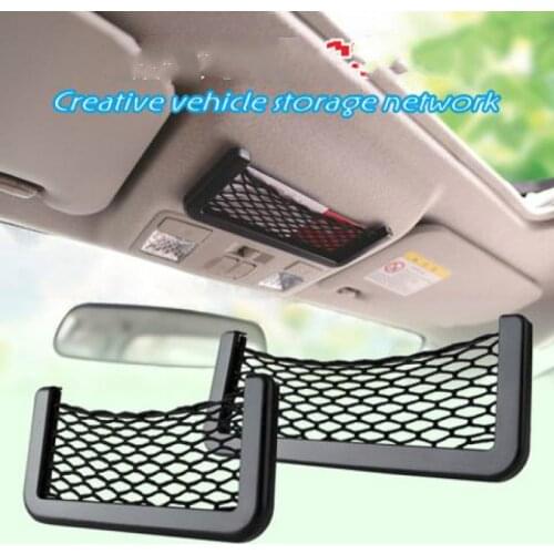 For Peugeot 206 207 208 2008 3008 301 307 Car Seat Back Storage Net Bag Phone Holder Auto Car Seat Mesh Organizer Pockets