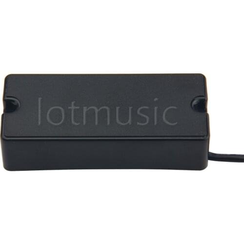 Electric Bass Pickups Humbucker Double Coil 4 String Pickup for Bass Guitar Parts Accessories Bridge Neck Set Black