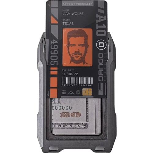 2021 Rfid Card Holder Wallets Men Women Slim Thin Ridge Metal Minimalist Wallet Male Money Bags Black Small Purse Walet for Men