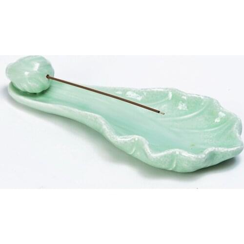 Celadon creative jewelry sandalwood incense in censers of incense and aromatic ceramic furnace furnace Aloes lying incense
