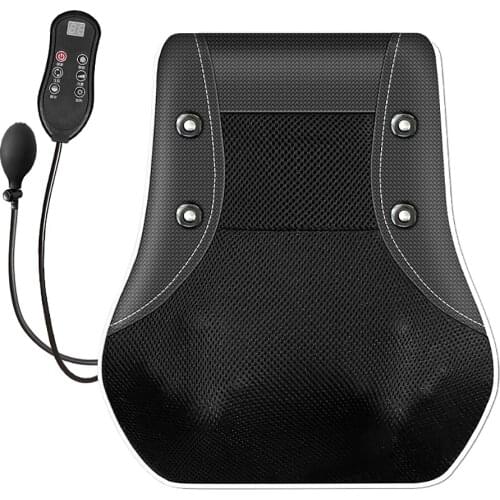 Massage Pillow 20D Convex Massage Head Wormwood Hot Compress Vibrating 3 Levels of Intensity Multifunctional Massage Cushion