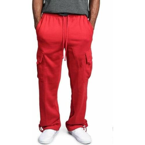 New Fashion Men Long Casual Sport Pants Gym Slim Fit Trousers Running Joggers Gym Sweatpants