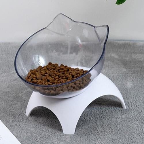 Single/Double Cat Dog Feeder Bowl With Raised Stand Water Drinking Bowl For Cat Dog Food Feeder Pet Supplies