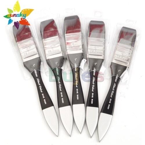 Original America Black Velvet 3014S Velvet squirrel hair Watercolor pen series Board brush Row brush Shading Brush art supplies