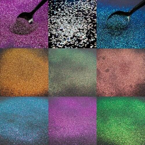 Chameleon Pigment Flakes Magical Resin Coloring Colour Shifting Chrome Pigment Galaxy Decoden Jewelry Making Coloring UV Resin