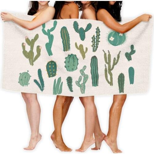 Towel luxury super absorbent and quick-drying super large bath towelCactus super soft hotel bath towel