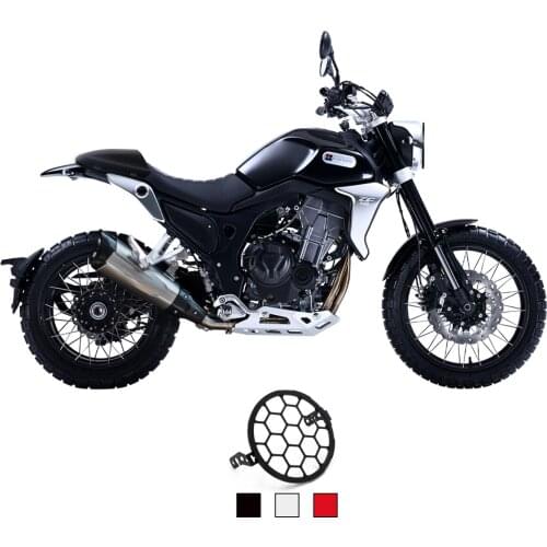 Bristol Veloce 500 KOVO Motorcycle Mesh Headlight Protector Holder Aluminum Metal Grill Mask Cover Guard Chrome Customized