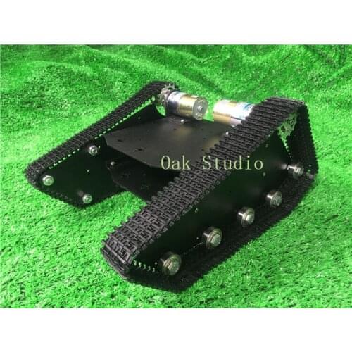 T737 Tank car,12V DC Motor,Aluminum alloy Chassis/Frame, Rolling Bearing Wheel,for tank development platform, DHL Free Shipping