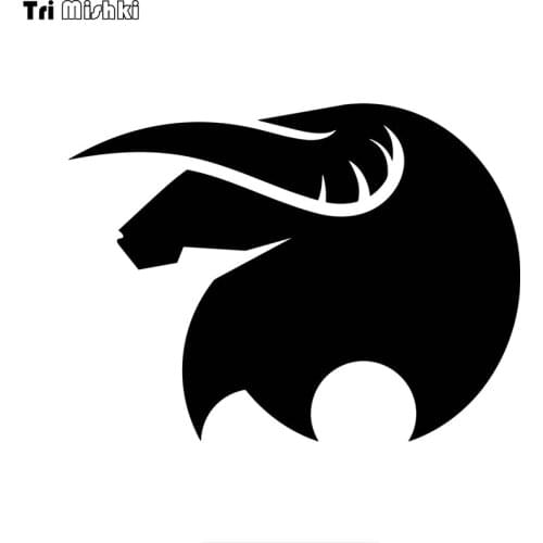 Tri mishki HZX1353 zodiac signs Taurus car sticker Vinyl Decals Waterproof sticker on Car Body Rear Window