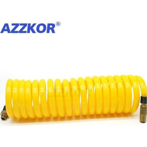AZZKOR 1M 3M Air Pump Extension Pipe Telescopic Threaded Metal Interface Hose Extension Adapter for Compressor Air Tool