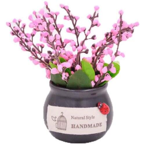 Car Interior Ornaments Simulation Plant Fake Flower Pot Jewelry Car Interior Decoration Accessories Living Room Bedroom Gift