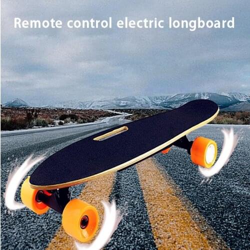 Smart adult children electric scooter Four-wheel electric longboard Remote control electric scooter