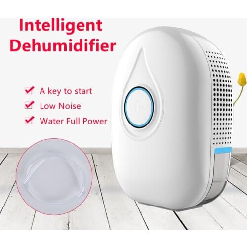 Smart Mini Dehumidifier Semiconductor Electric Air Dryer Moisture Absorber Low Noise Desiccant for Home Bedroom Kitchen Office