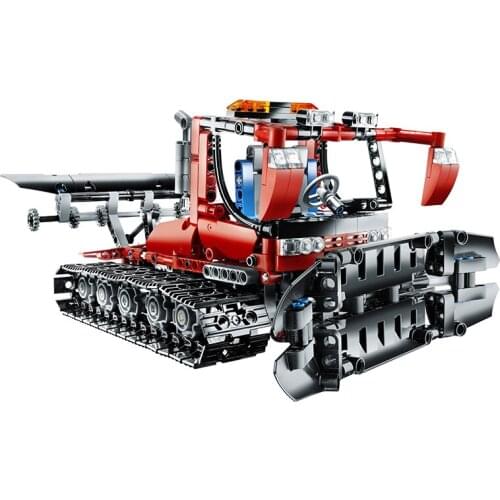 MOC 42028/42038/9395 High-tech Car Building Blocks 8263-1 Snow Groomer Model Bricks Kids Creativity Toy For Children Boys Gift