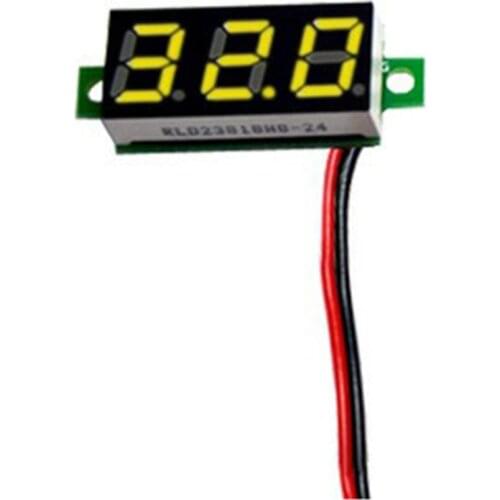 0.28 inch DC 32V Dual LED Digital Voltmeter Ammeter Voltage AMP Power Two-wire Digital Display DC Voltmeter Adjustable