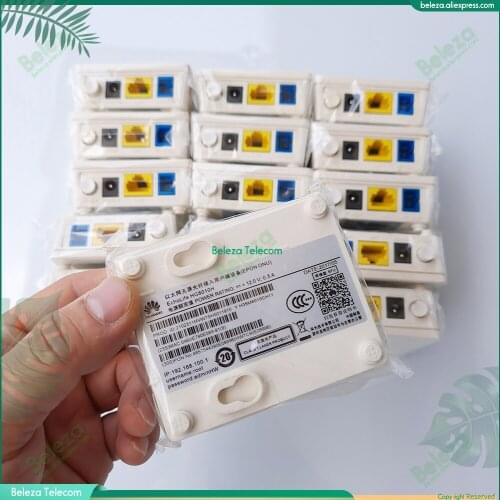 10pcs Lot hua wei hg8010H EPON 1GE as hg8310m ont FTTH fiberhome onu modem Secondhand GPON ONU ONT with English Version