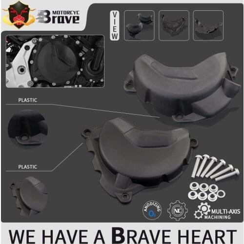 2 PICS For BMW F900R F900XR 2020 F 900 R XR F900 900R 900XR Motorcycles Engine cover Protection case Black color