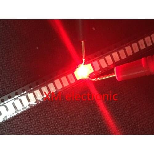 500pcs 5630/5730 SMD/SMT Red SMD 5730 LED Surface Mount Red 2.0~2.6V 620-625nm Ultra Birght Led Diode Chip 5730 Red