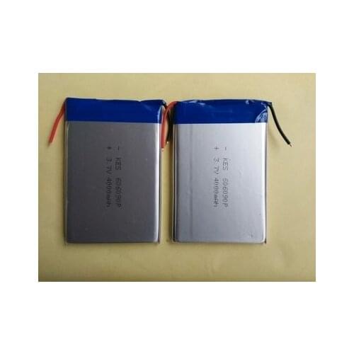 606090 polymer lithium battery 4000mAh 3.7V plus silica gel line charging mobile power supply core