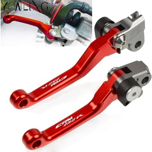 For HONDA CRM250R CRM 250R 1994 1995 1996 1997 1998 Dirt Bike Motocross Motorbike CNC Aluminum Folding handle Brake Clutch Lever