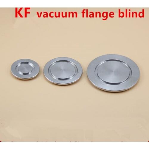 KF10/16/25/40/50/63/80/100 Vacuum Blind Plate SS304 Stainless Steel Quick-install Cover Plate Vacuum Plug Stuffy Blocking Plate